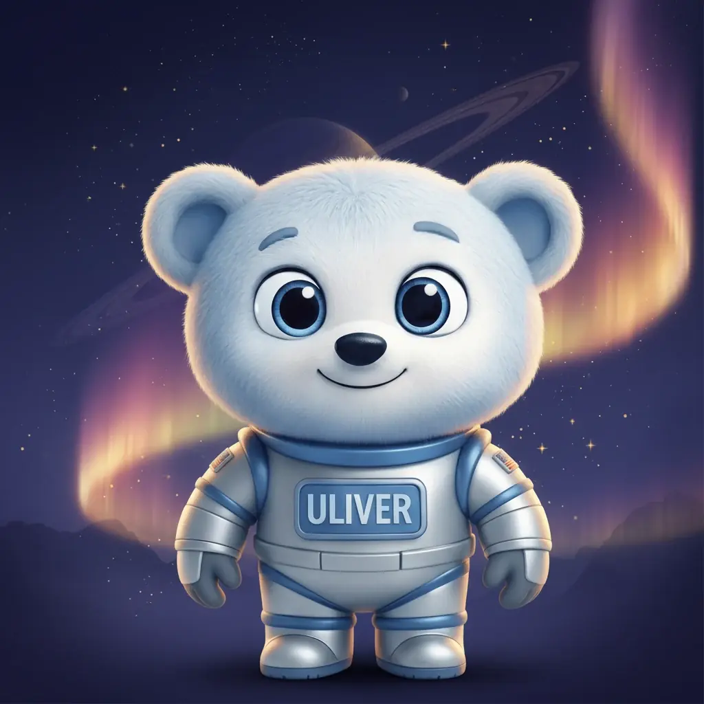Uliver the space friend portrait cover